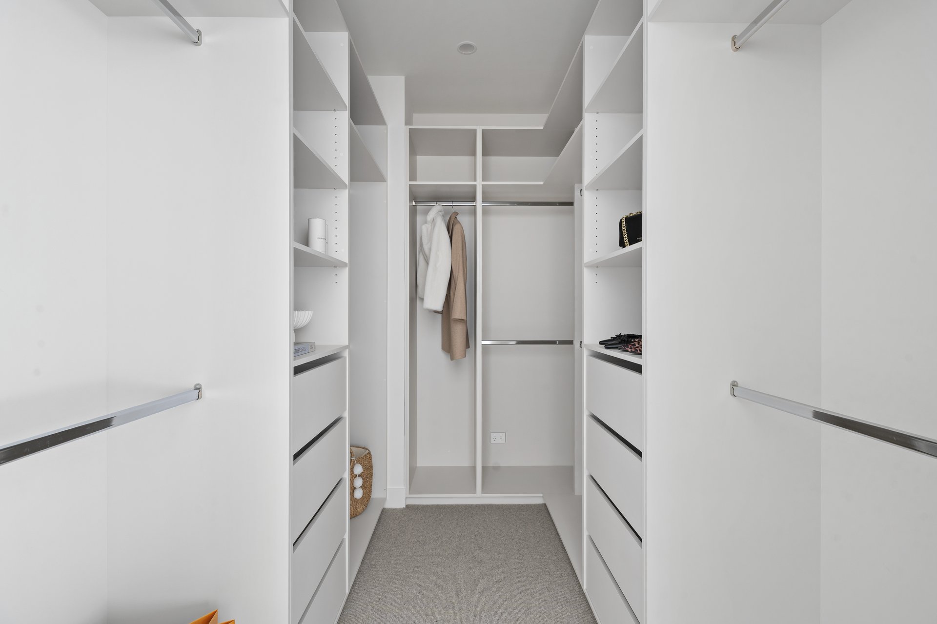 Walk-in wardrobe off the master bedroom
